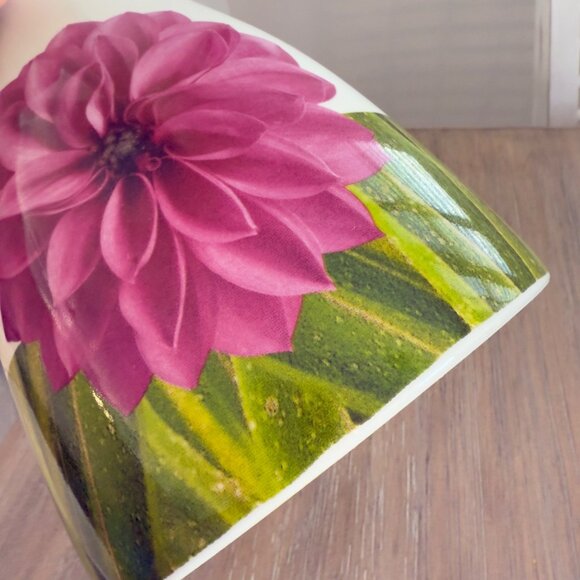 Lord & Taylor Ceramic Water Pitcher Dahlia Flower Print Made in Portugal - Picture 8 of 8